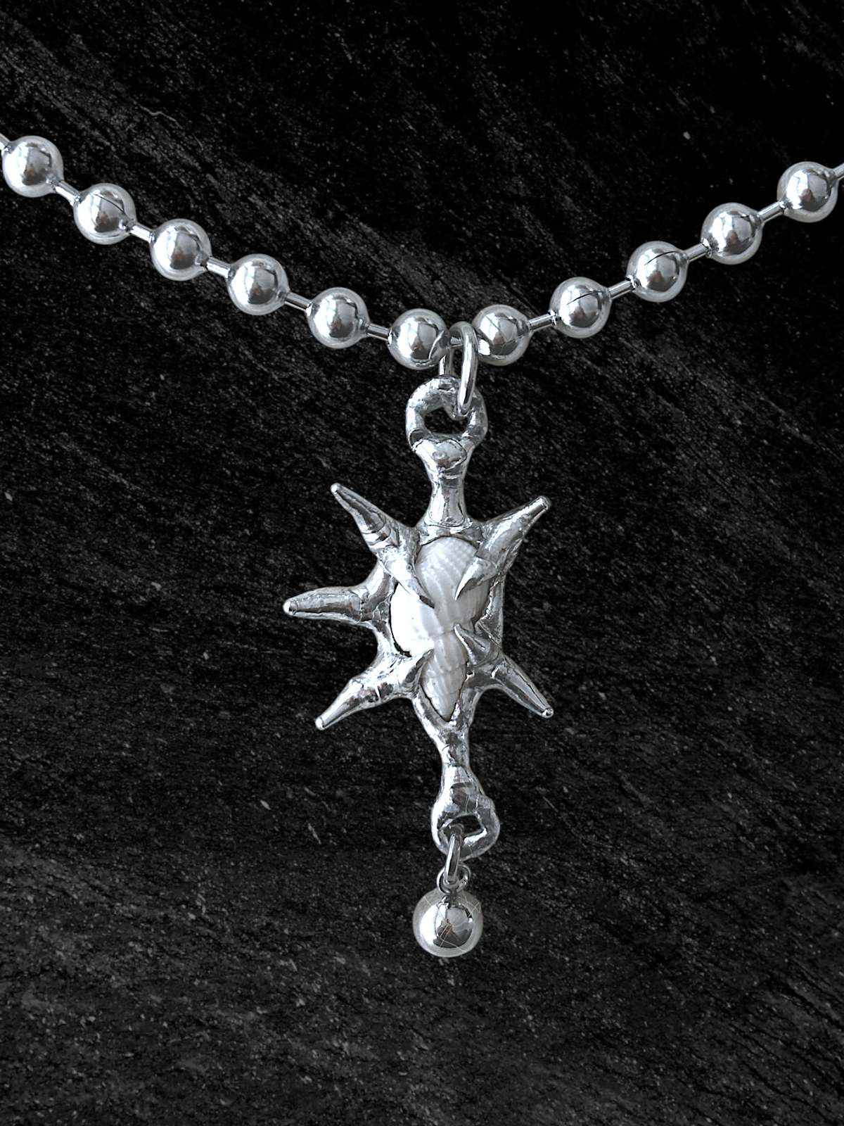 Spiky Seashell Necklace