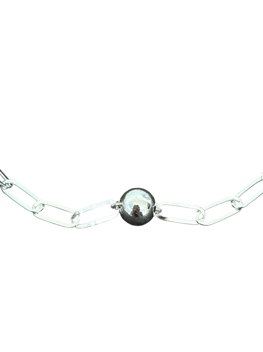 Mini Ball Paper Clip Necklace