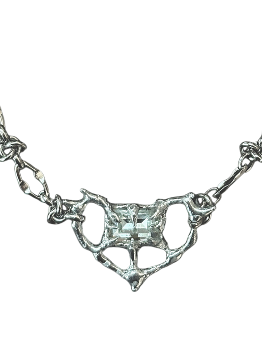 Blue Heart Necklace (Made to Order)