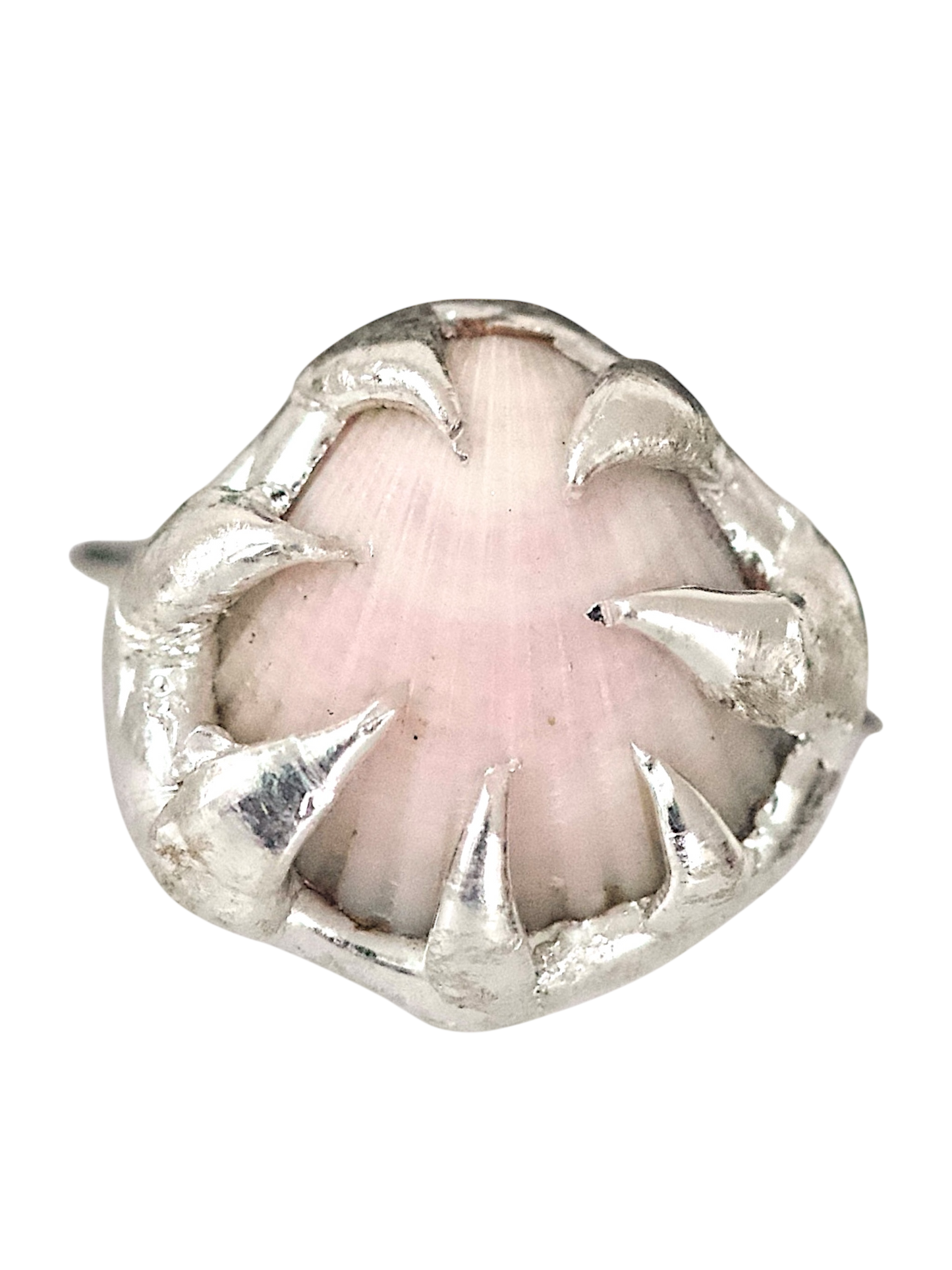 Pink Caged Shell Ring