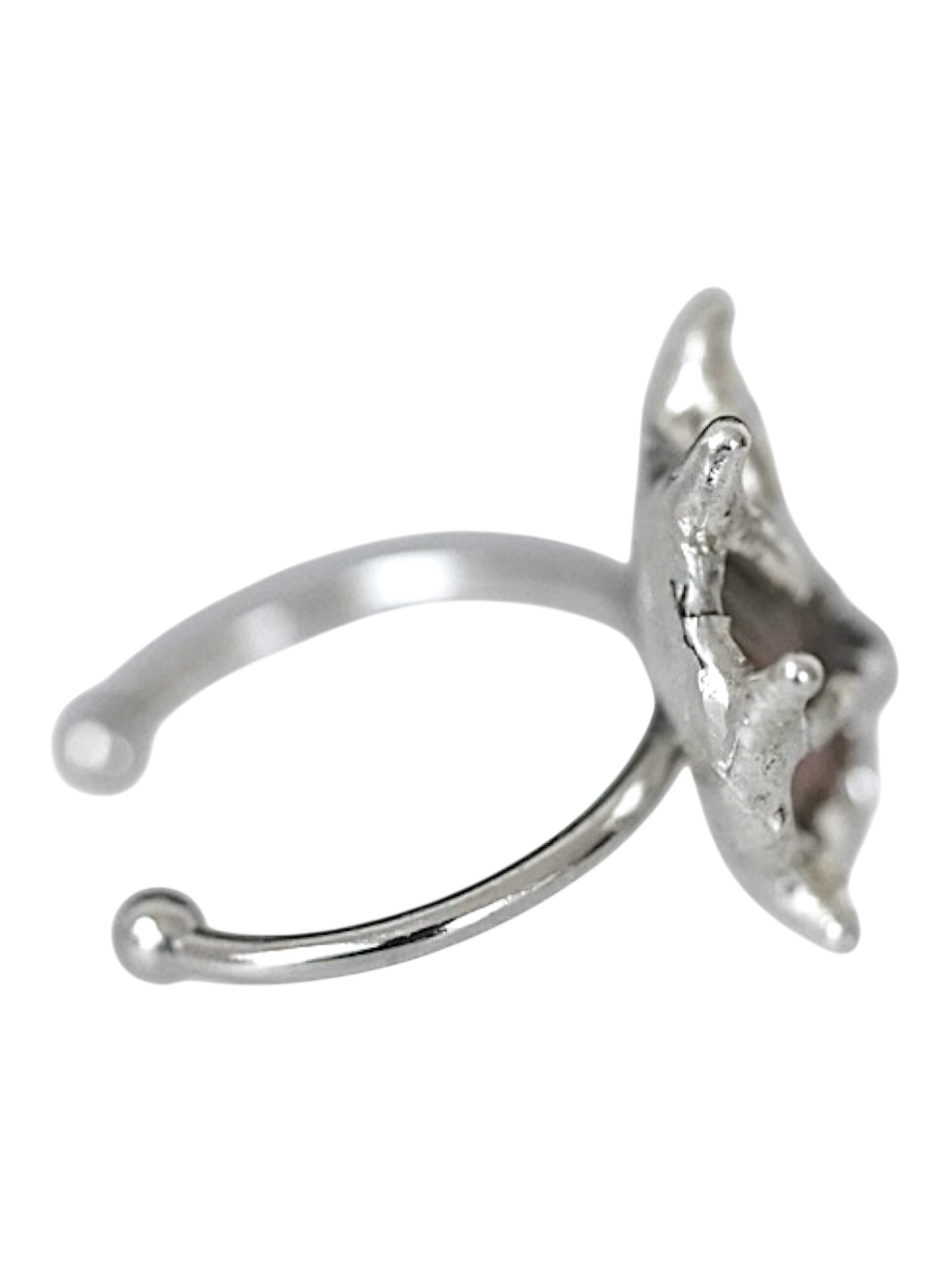 Moody Caged Shell Ring