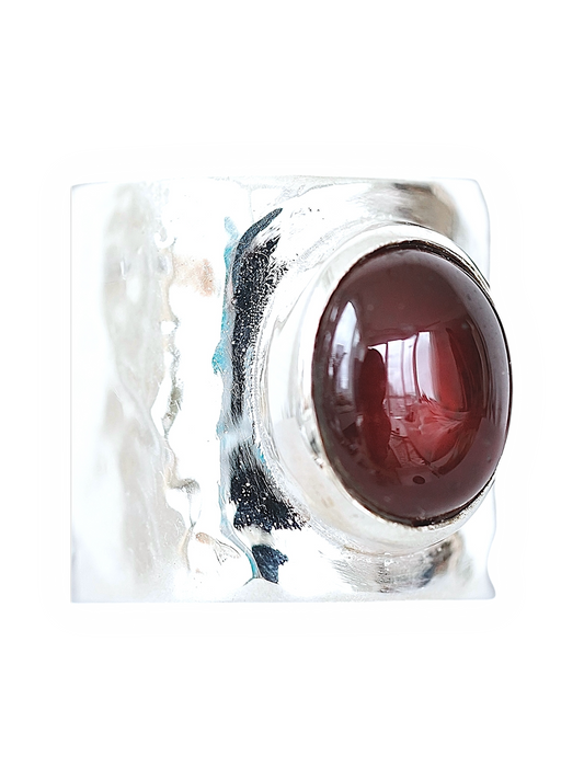 Moonlake Garnet Ring