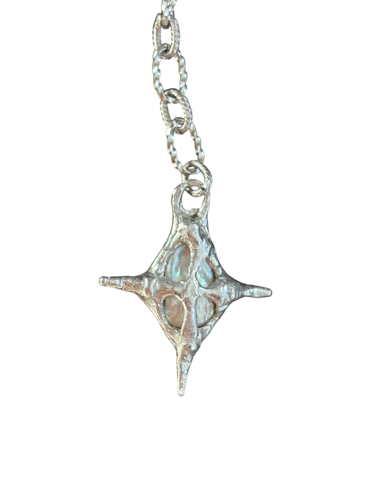 Rabies Dog Fallen Star Necklace Pendant