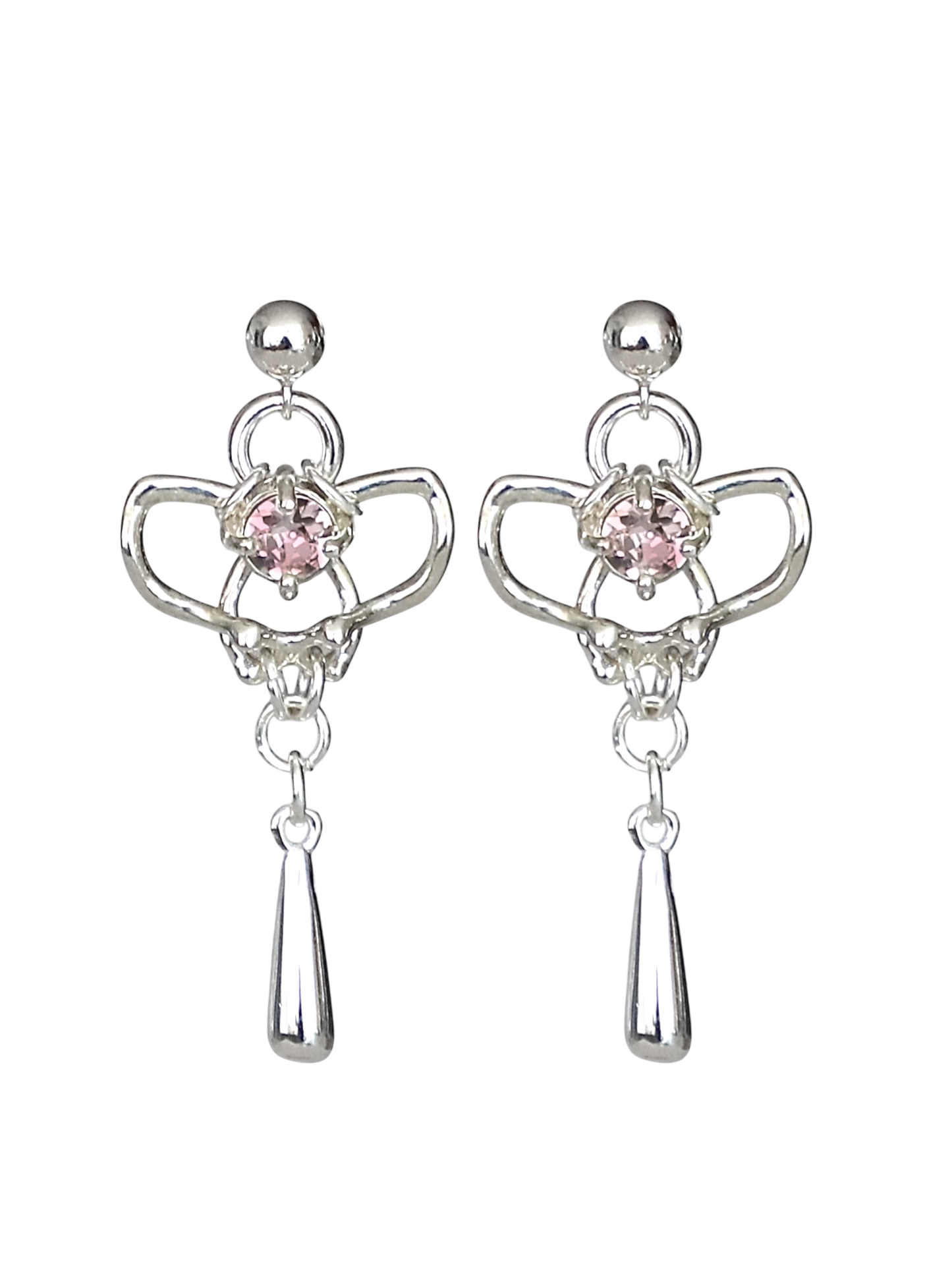 Pink Spine Earrings