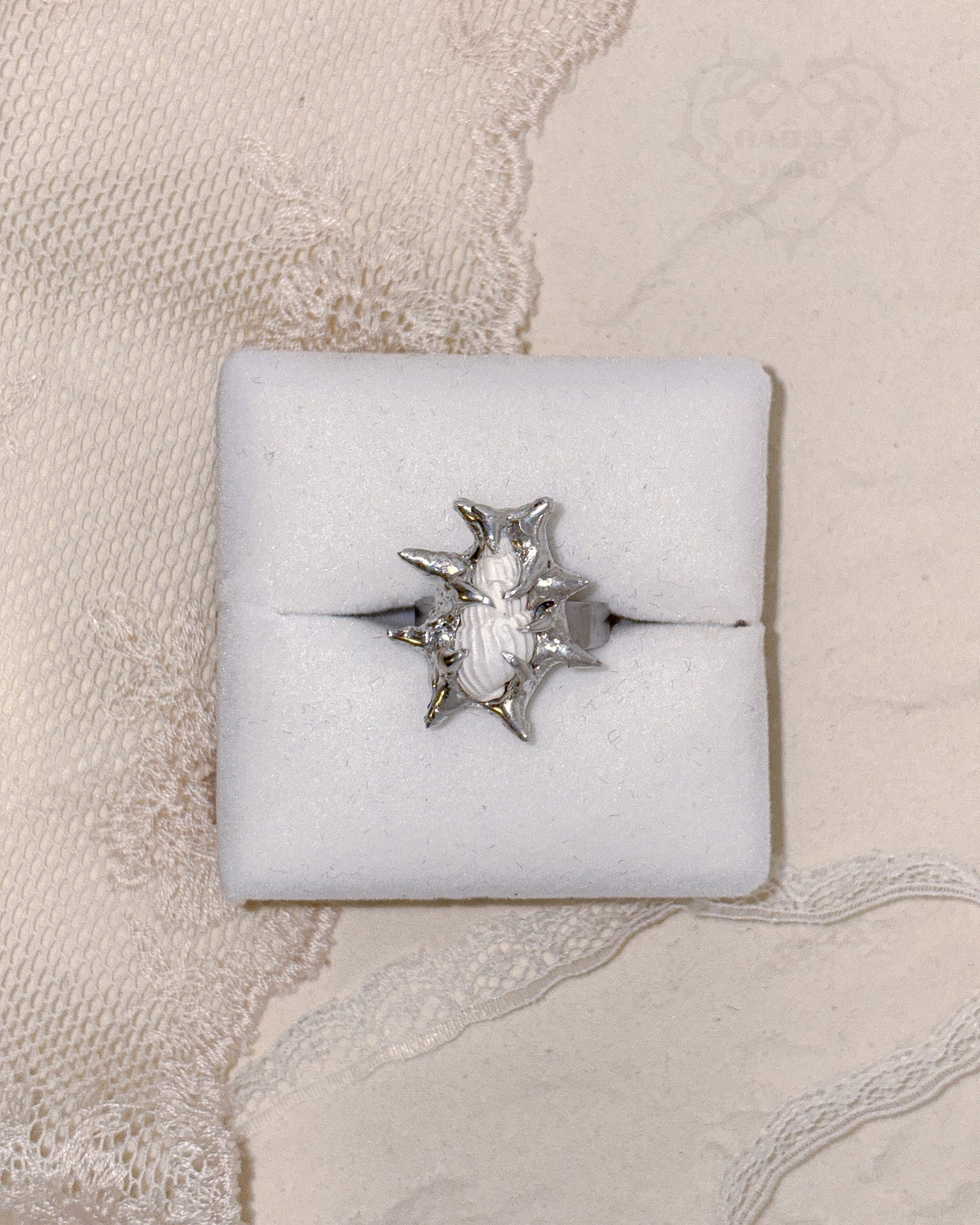Spiky Seashell Ring
