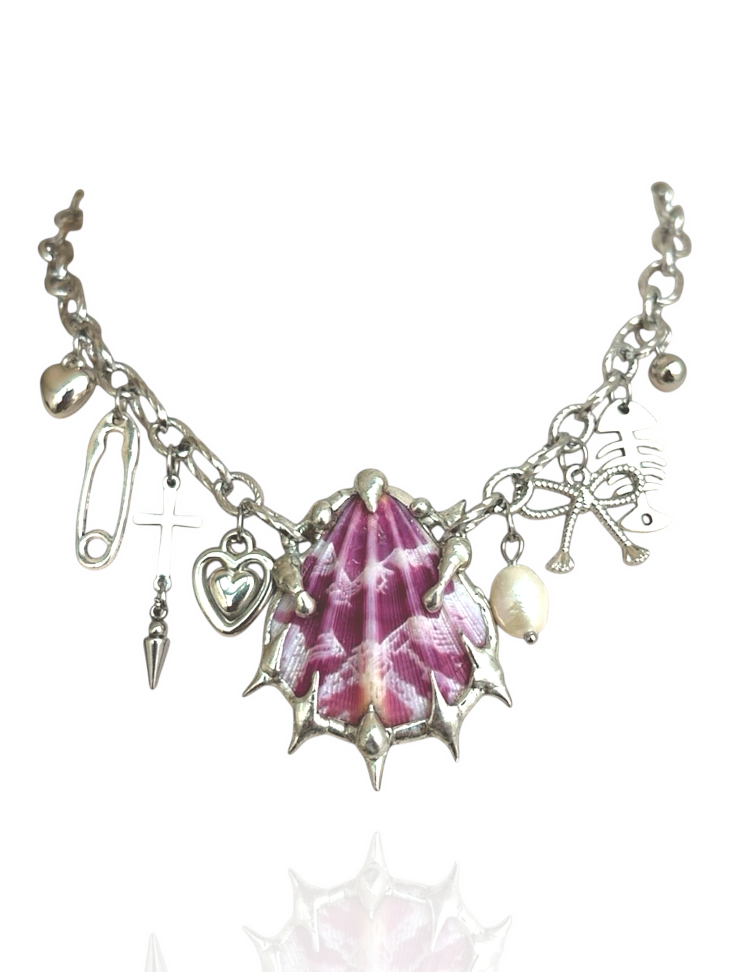 Soldered Shell Charm Necklace