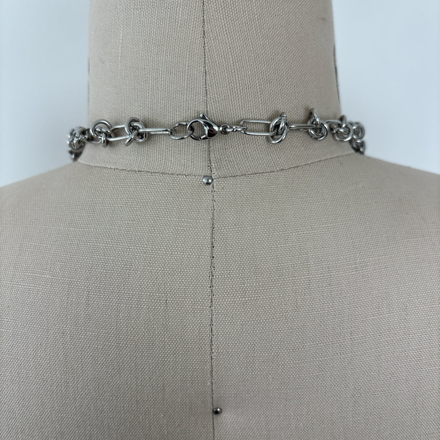 Mixed Chain Heart Locket Necklace