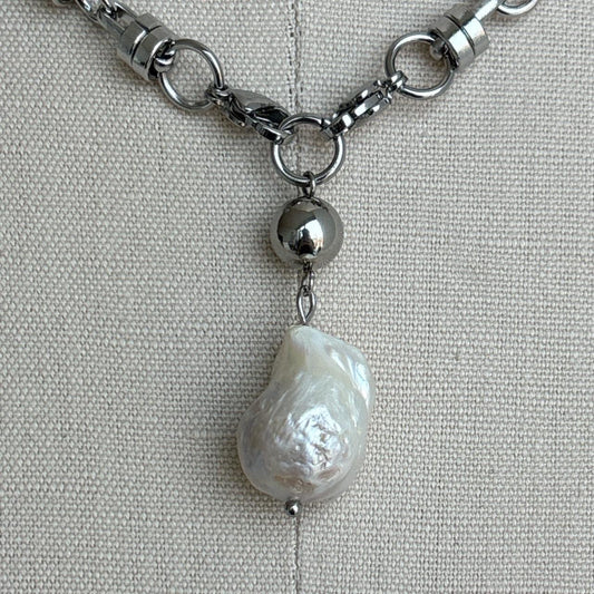 Genuine Baroque Pearl Necklace
