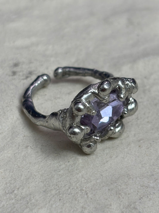 Lavender Meteor Ring