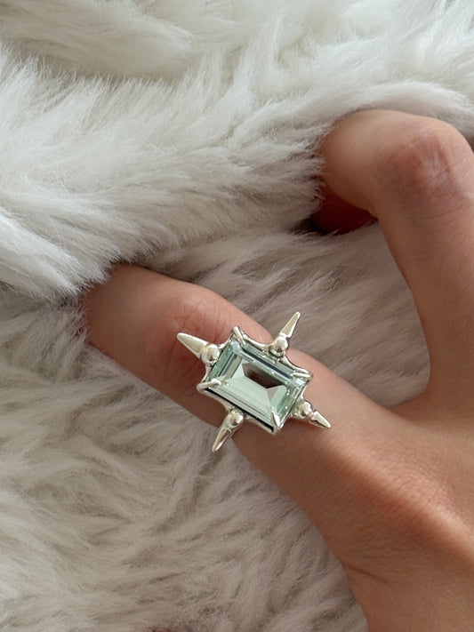 Light Green Astroid Ring