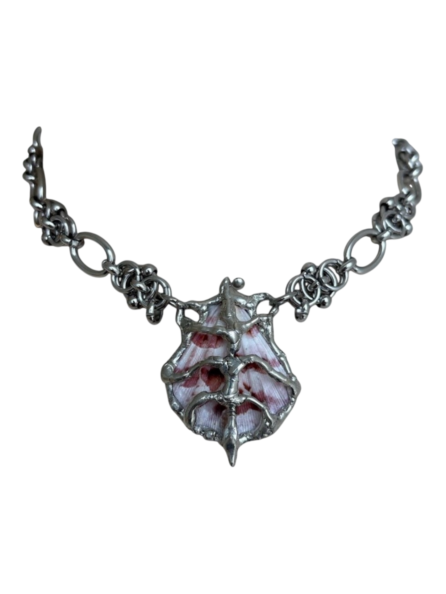 Ribcage Shell Necklace
