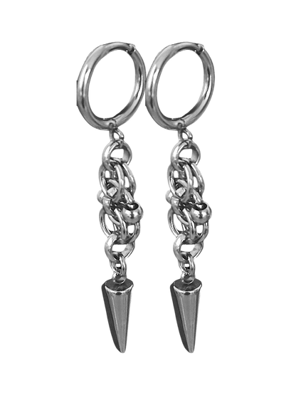 Spiked Ball Chainmail Earrings
