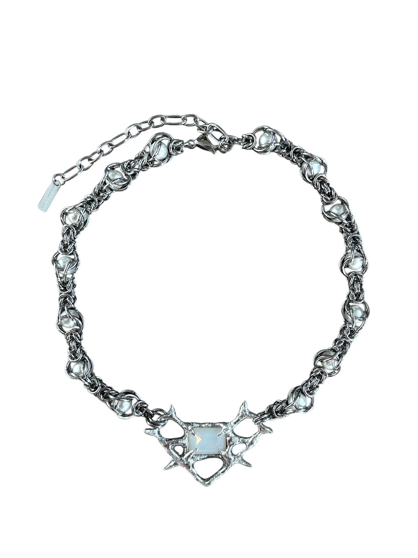 Antler and Pearl Necklace