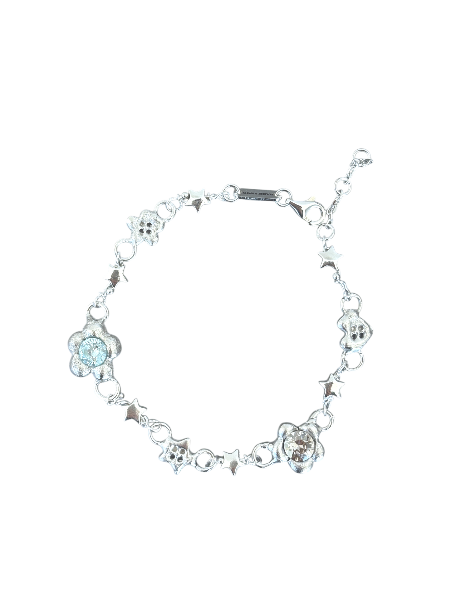 Star Button & Flower Bracelet