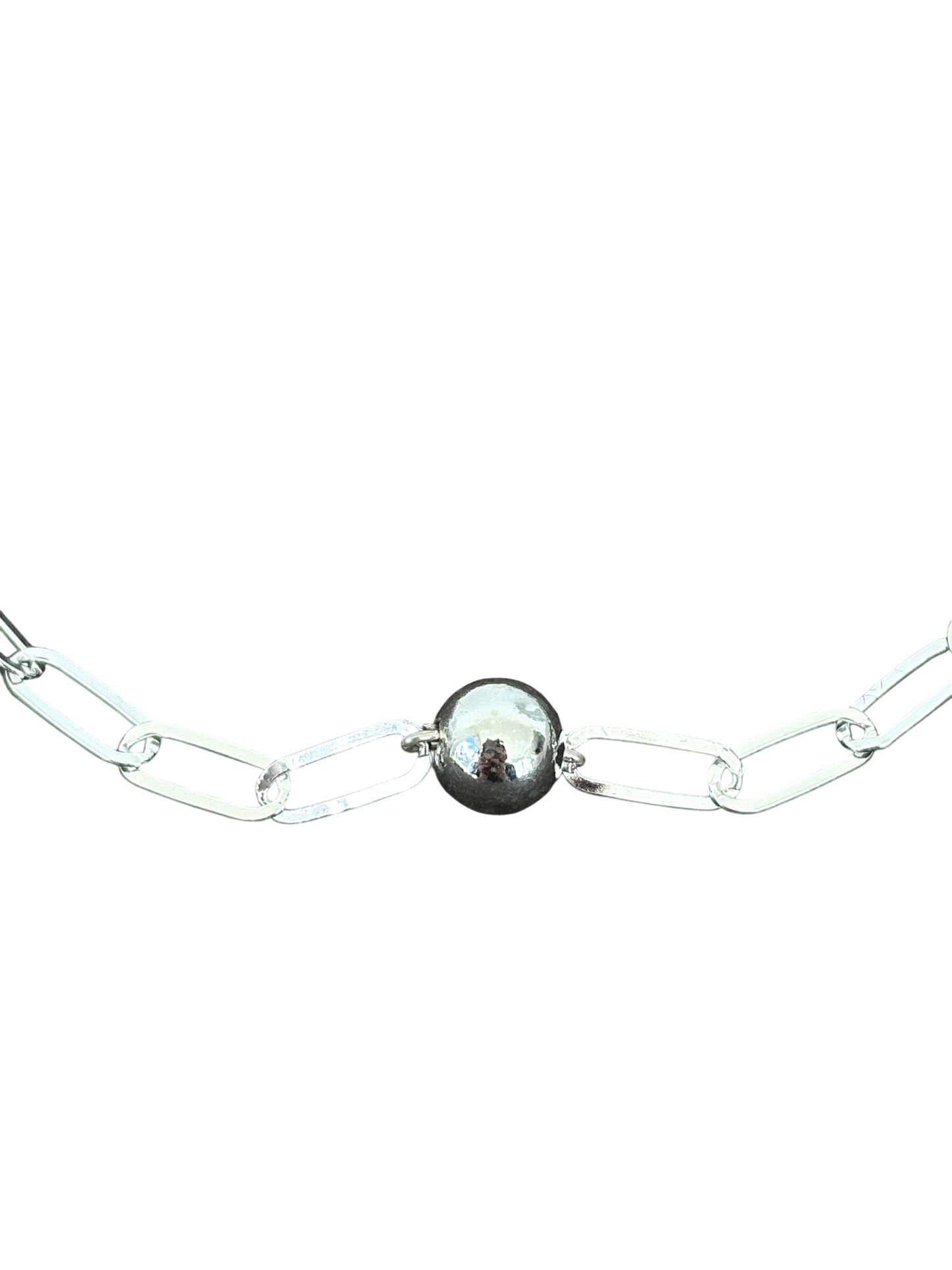 Mini Ball Paper Clip Necklace