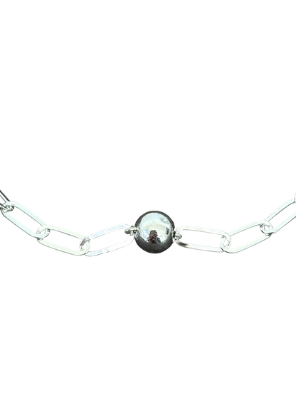 Mini Ball Paper Clip Necklace