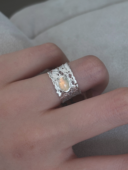 Opal Lace Ring