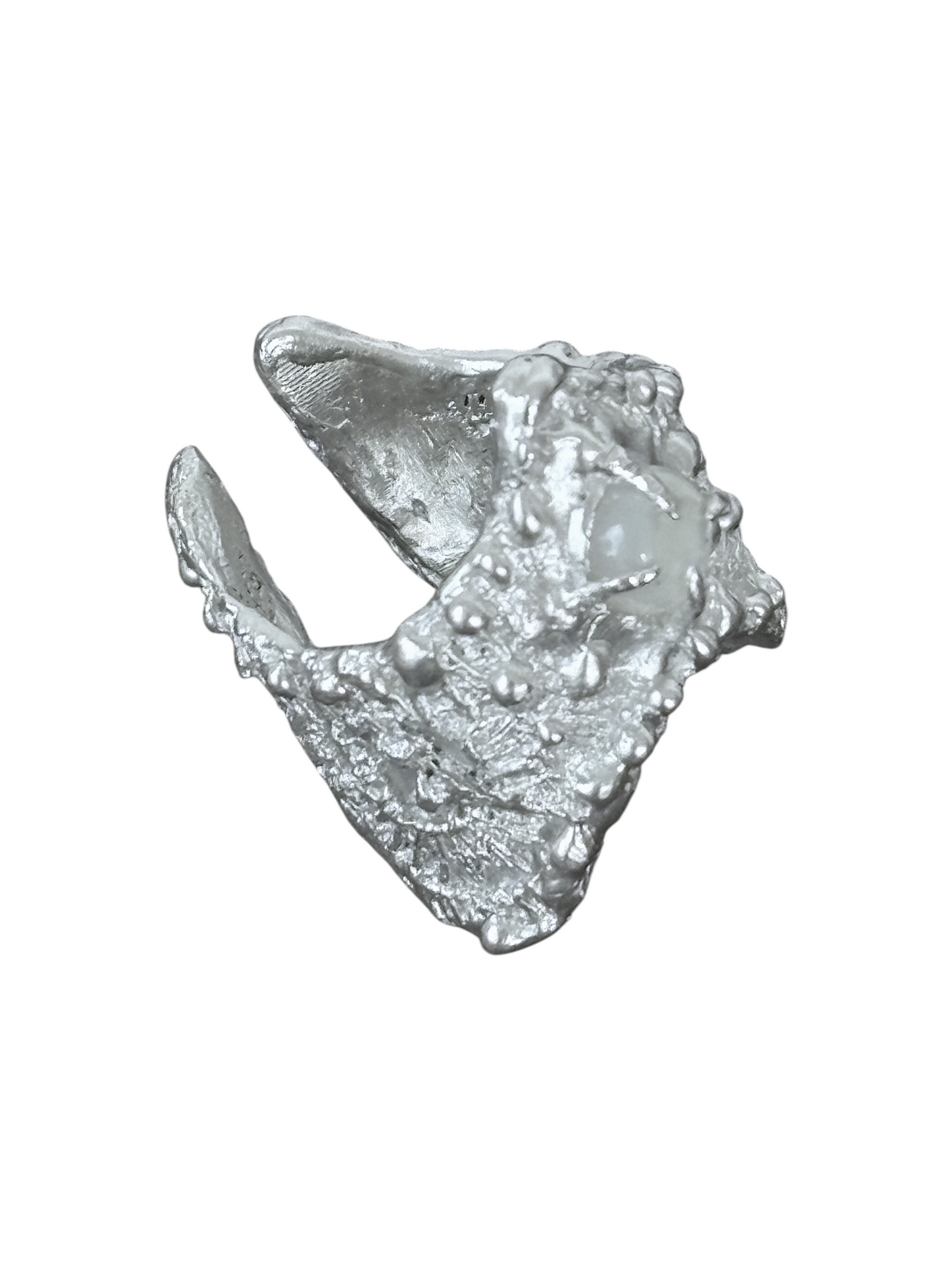 Veloura Stone Chevron Ring (Made to Order)