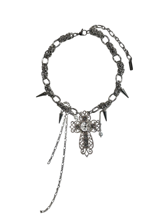 Cross Watch Choker