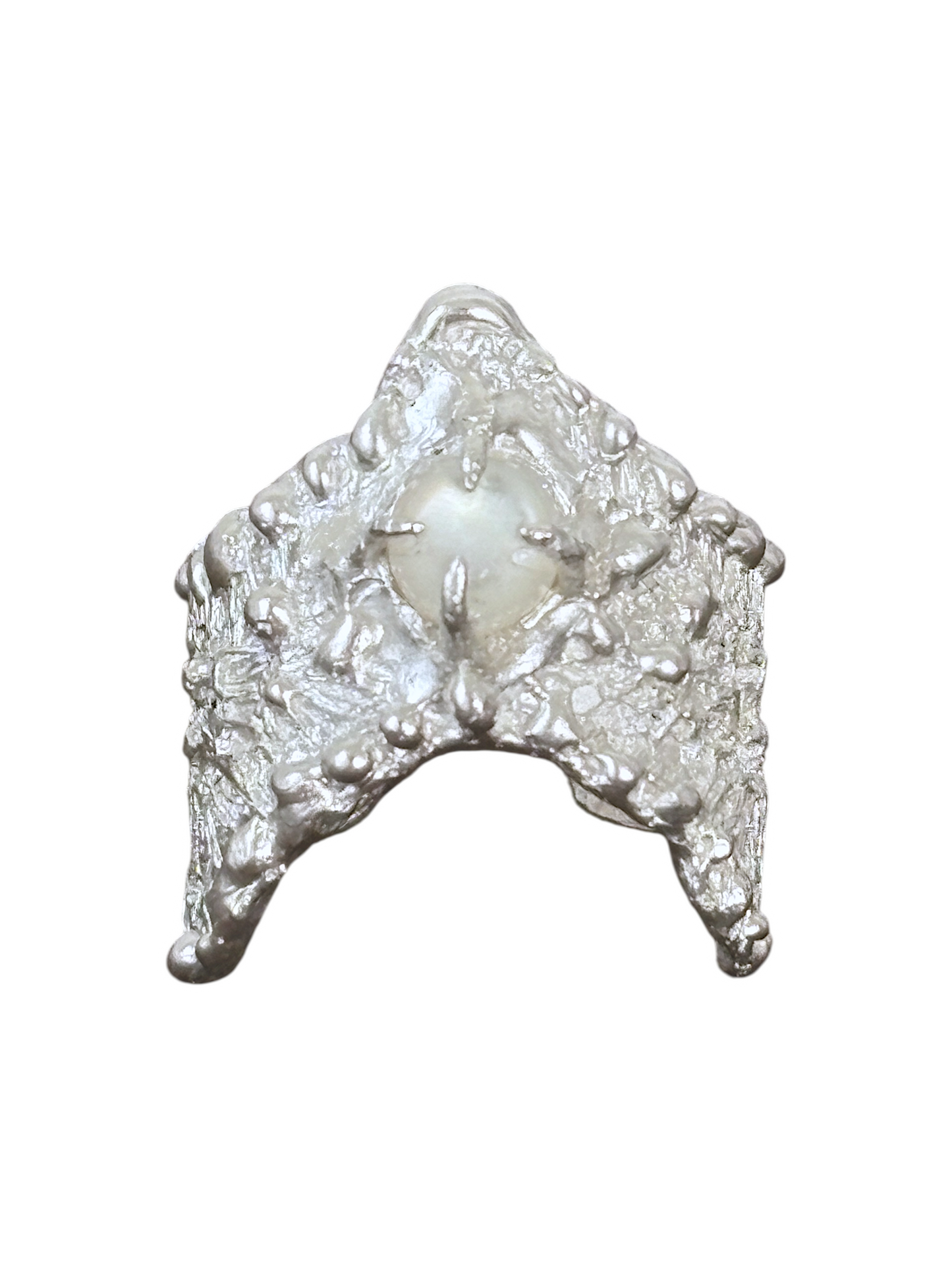 Veloura Stone Chevron Ring (Made to Order)