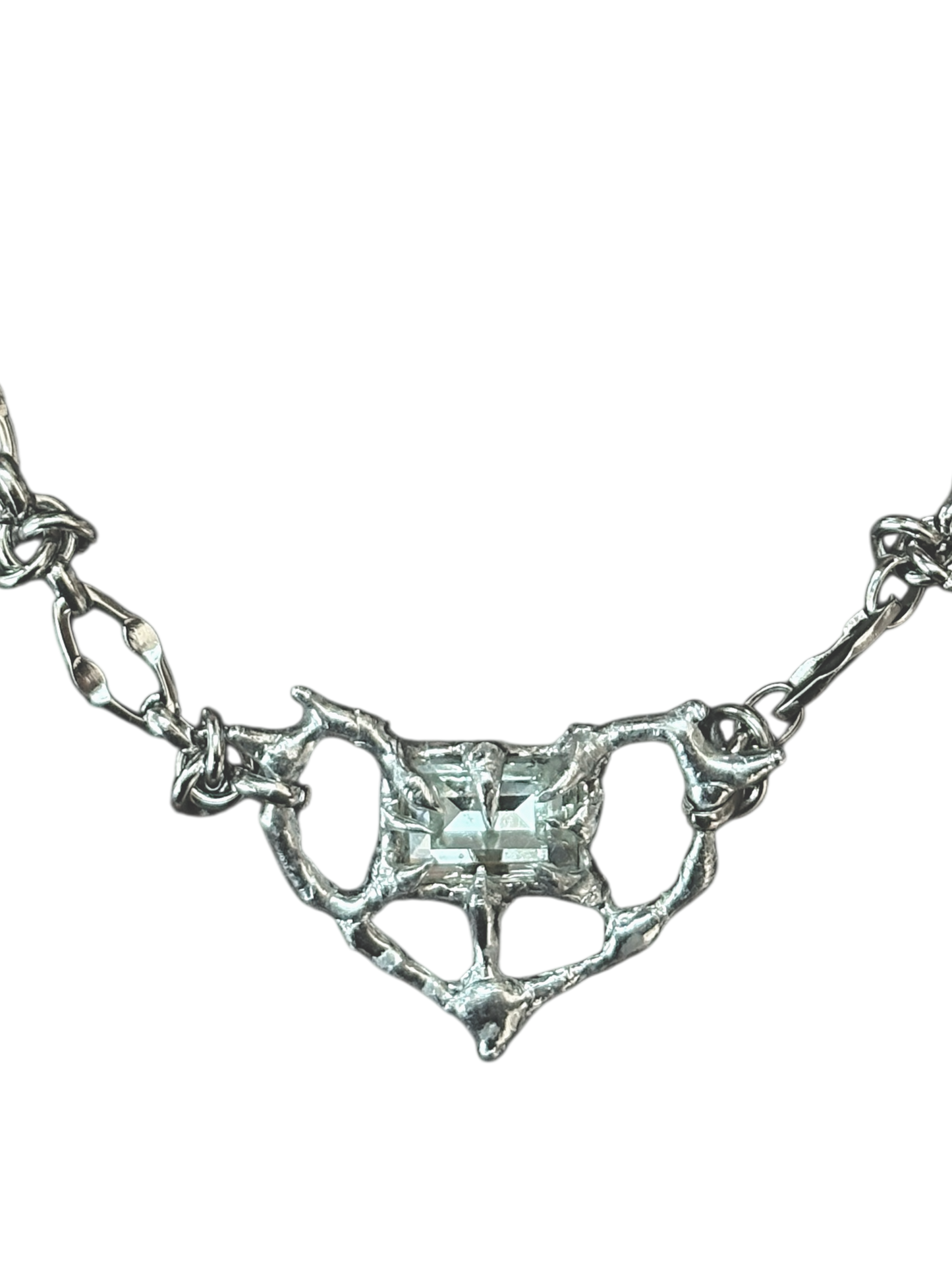 Blue Heart Necklace (Made to Order)