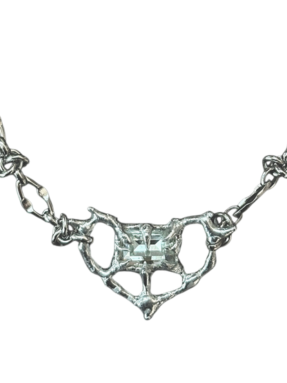 Blue Heart Necklace (Made to Order)