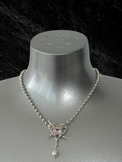Antler Heart Necklace