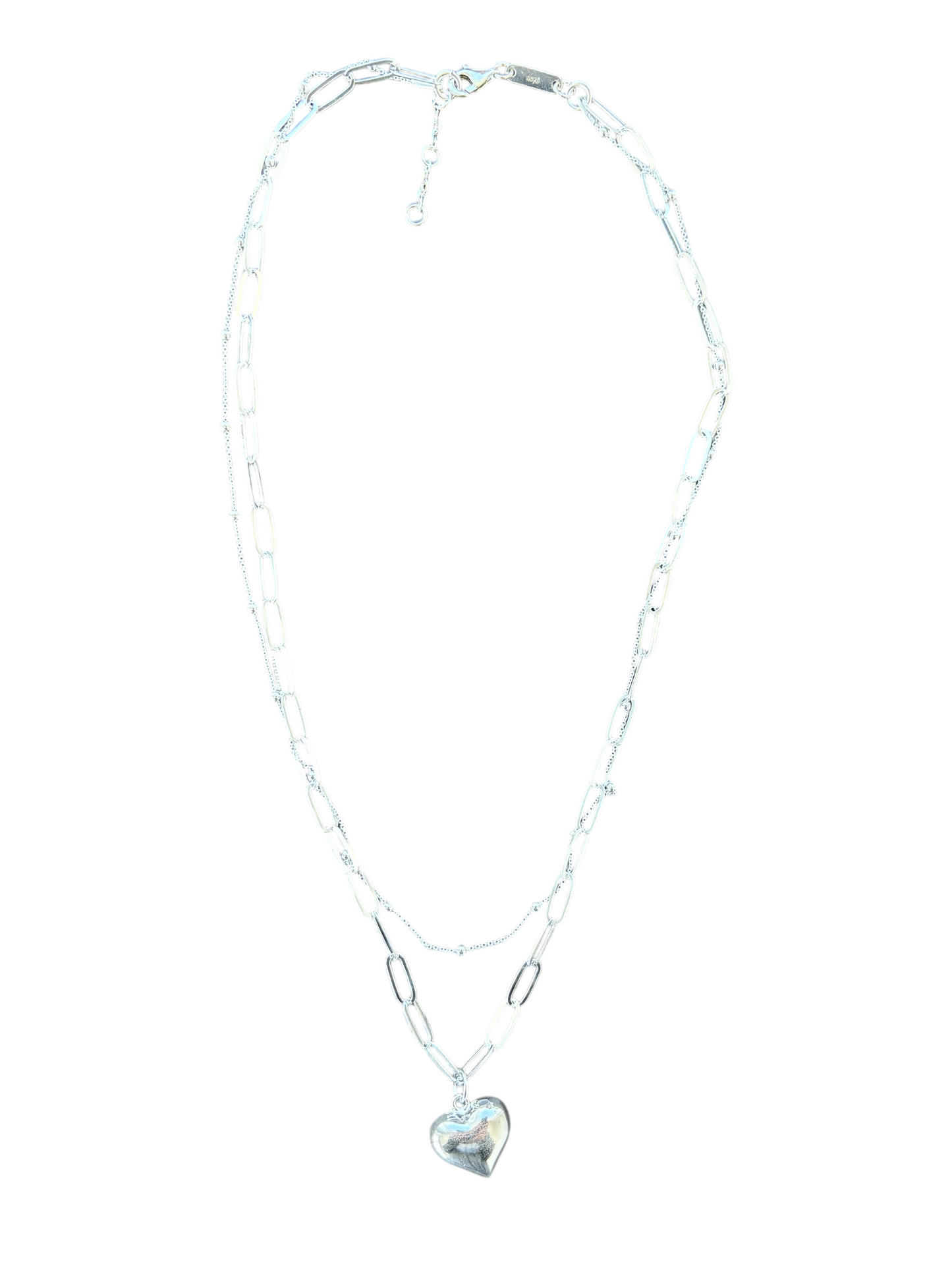 Layered Heart Necklace