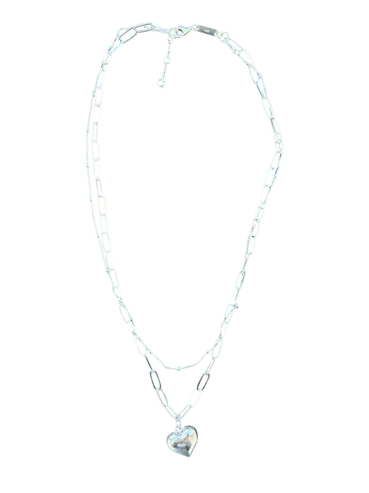 Layered Heart Necklace