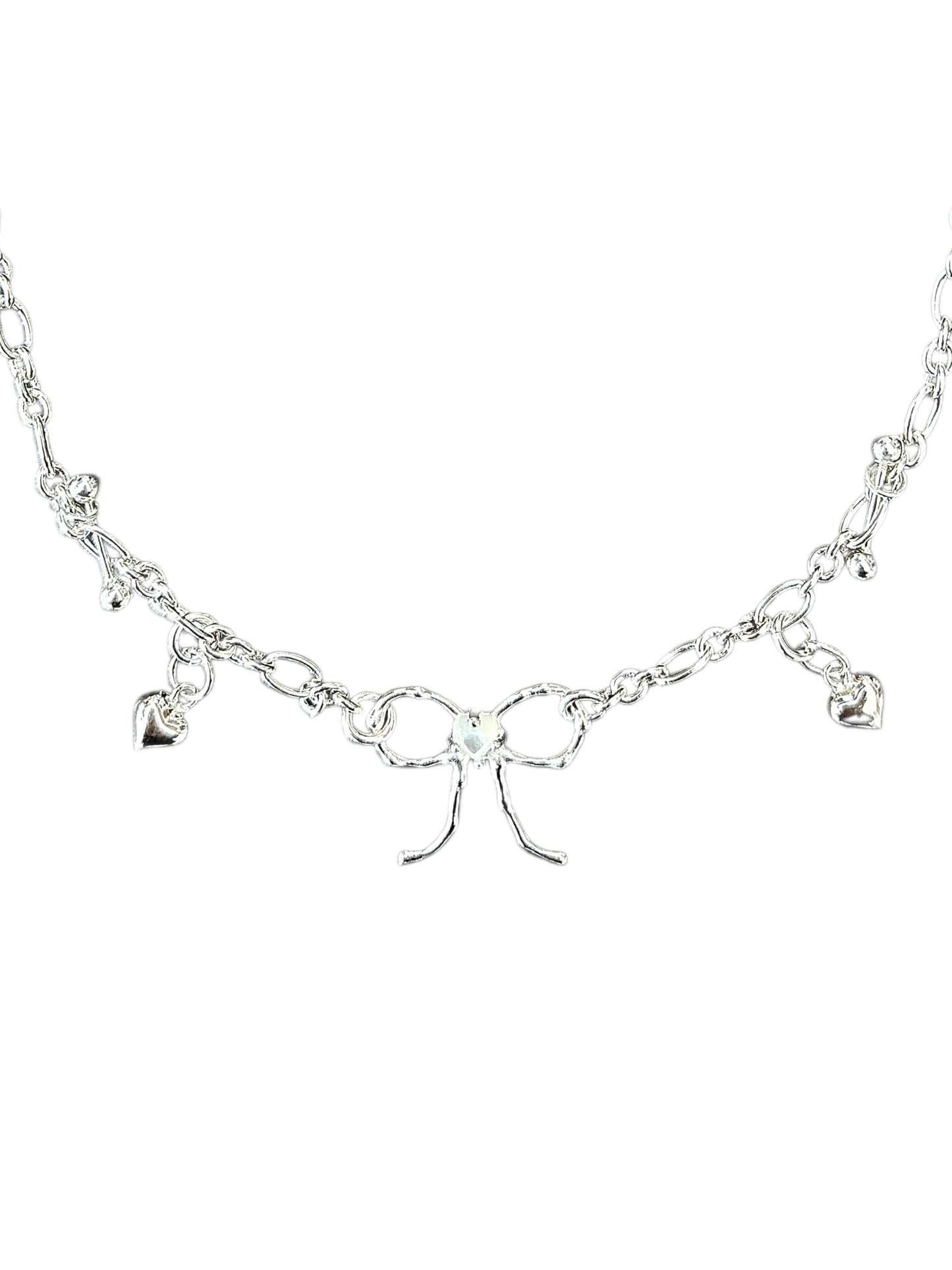 Mother of Pearl Bow Necklace