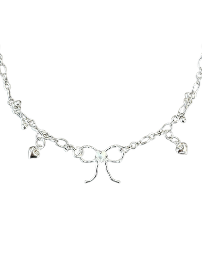 Mother of Pearl Bow Necklace