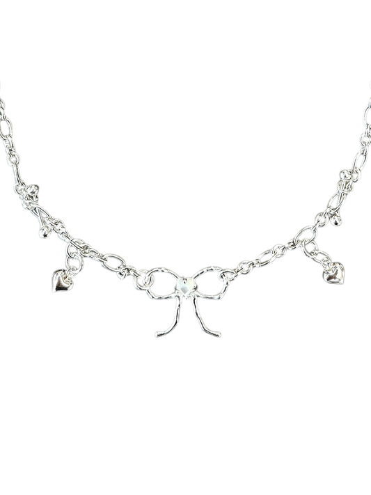 Mother of Pearl Bow Necklace