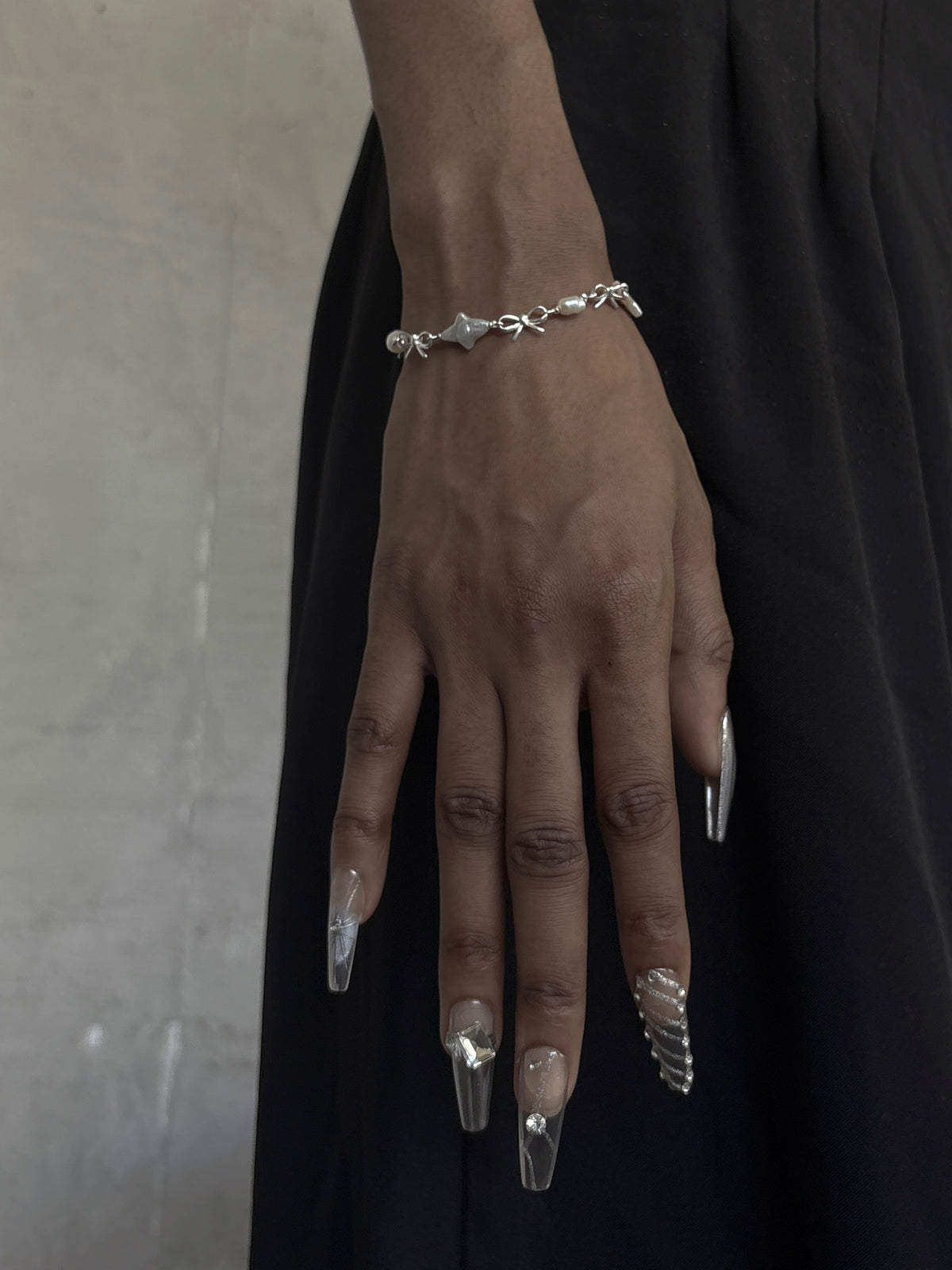 Cross Pearl Bracelet