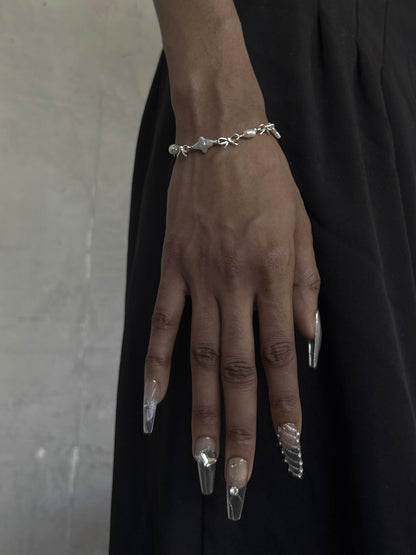 Cross Pearl Bracelet