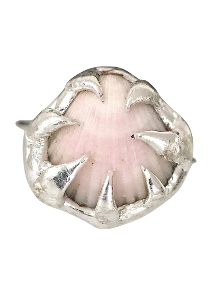 Pink Caged Shell Ring