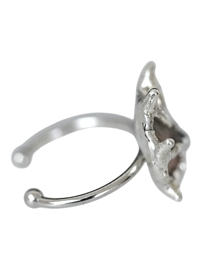 Moody Caged Shell Ring