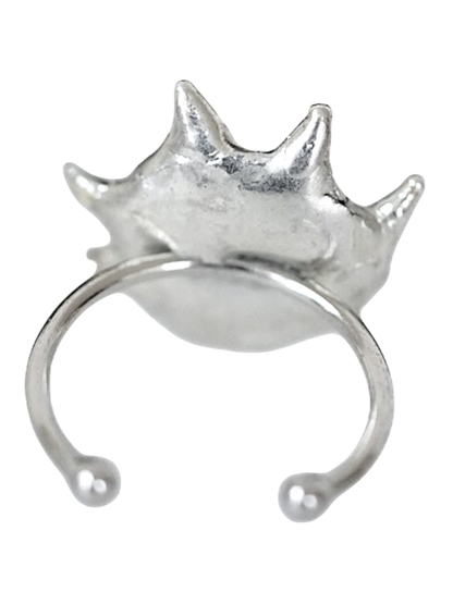 Moody Caged Shell Ring