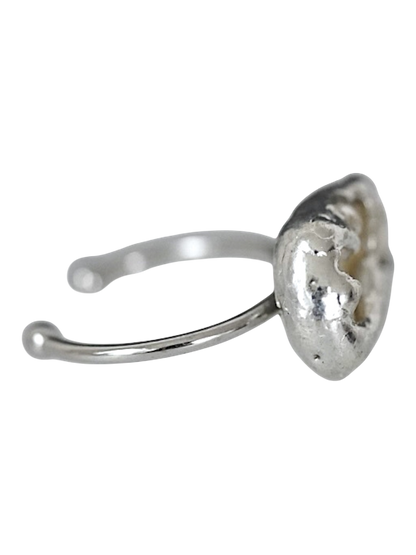 Caged Pearl Ring