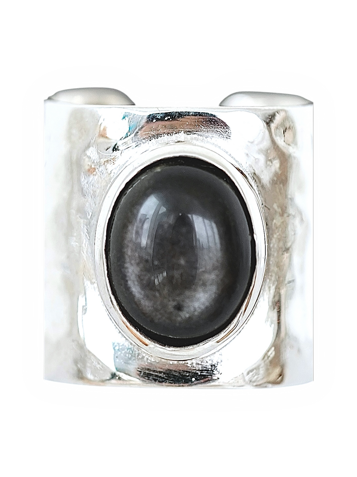 Moonlake Obsidian Ring