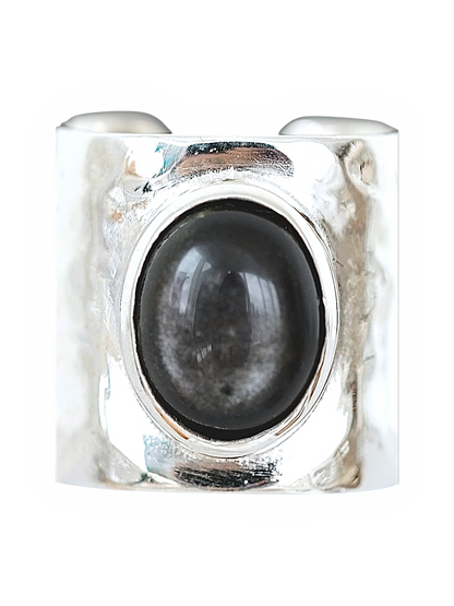 Moonlake Obsidian Ring