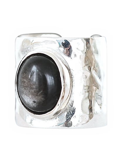 Moonlake Obsidian Ring