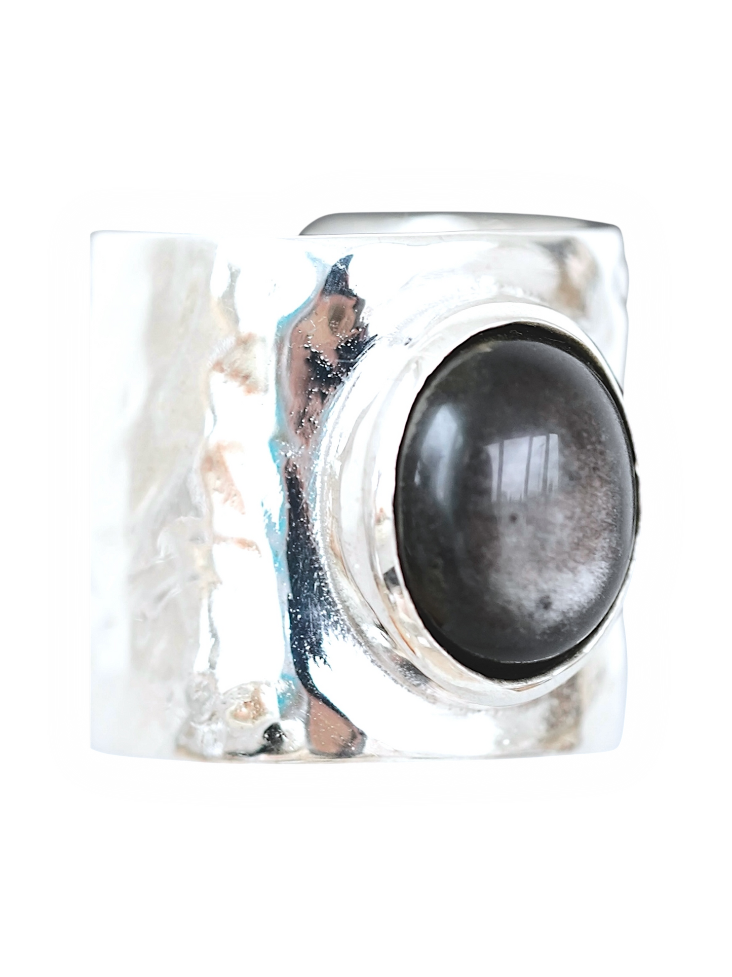 Moonlake Obsidian Ring