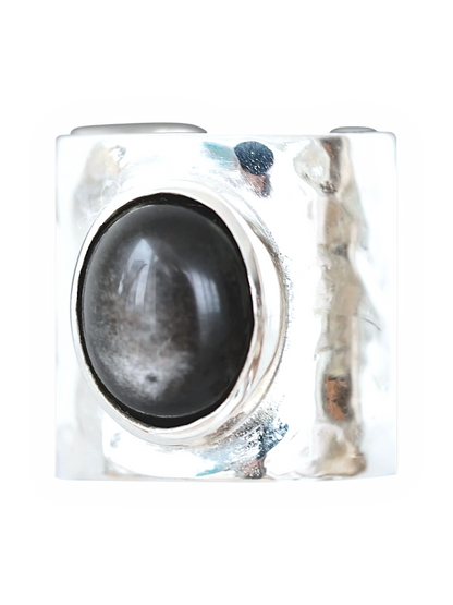 Moonlake Obsidian Ring