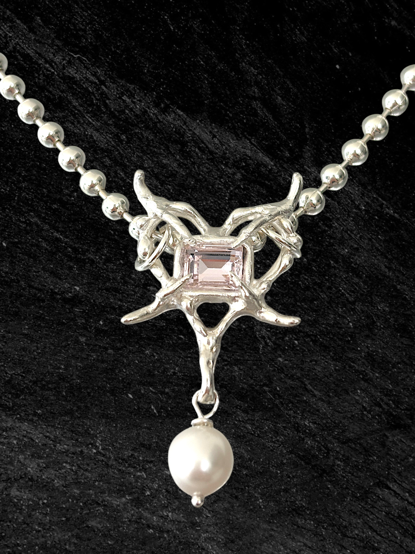 Antler Heart Necklace