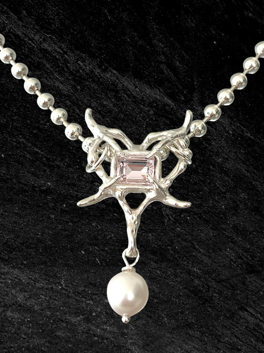 Antler Heart Necklace
