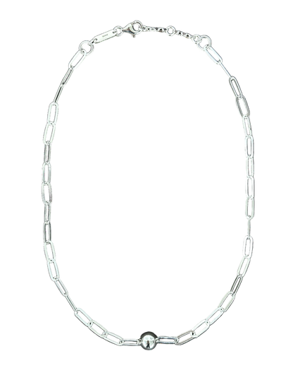 Mini Ball Paper Clip Necklace