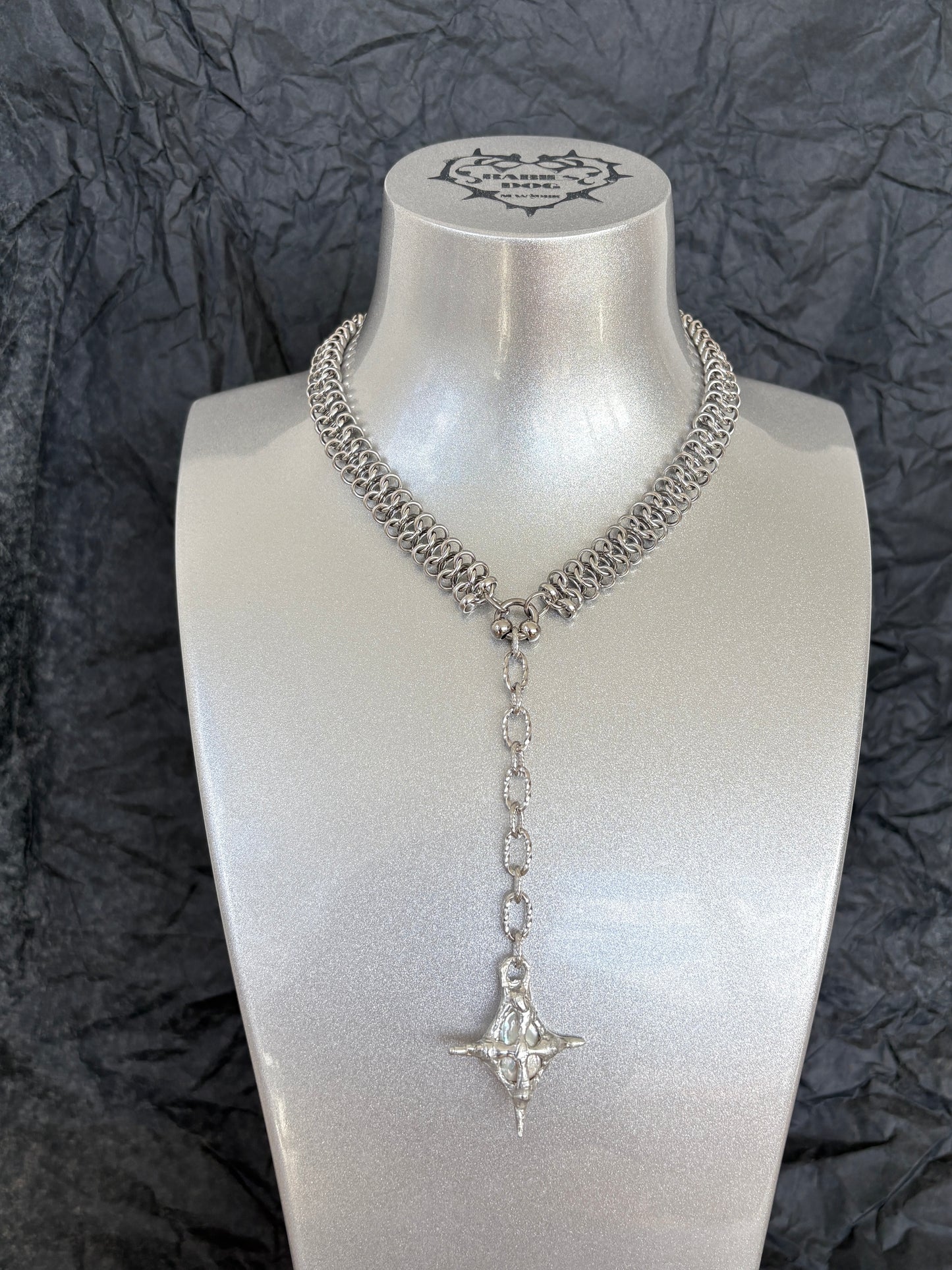 Rabies Dog Fallen Star Necklace Model