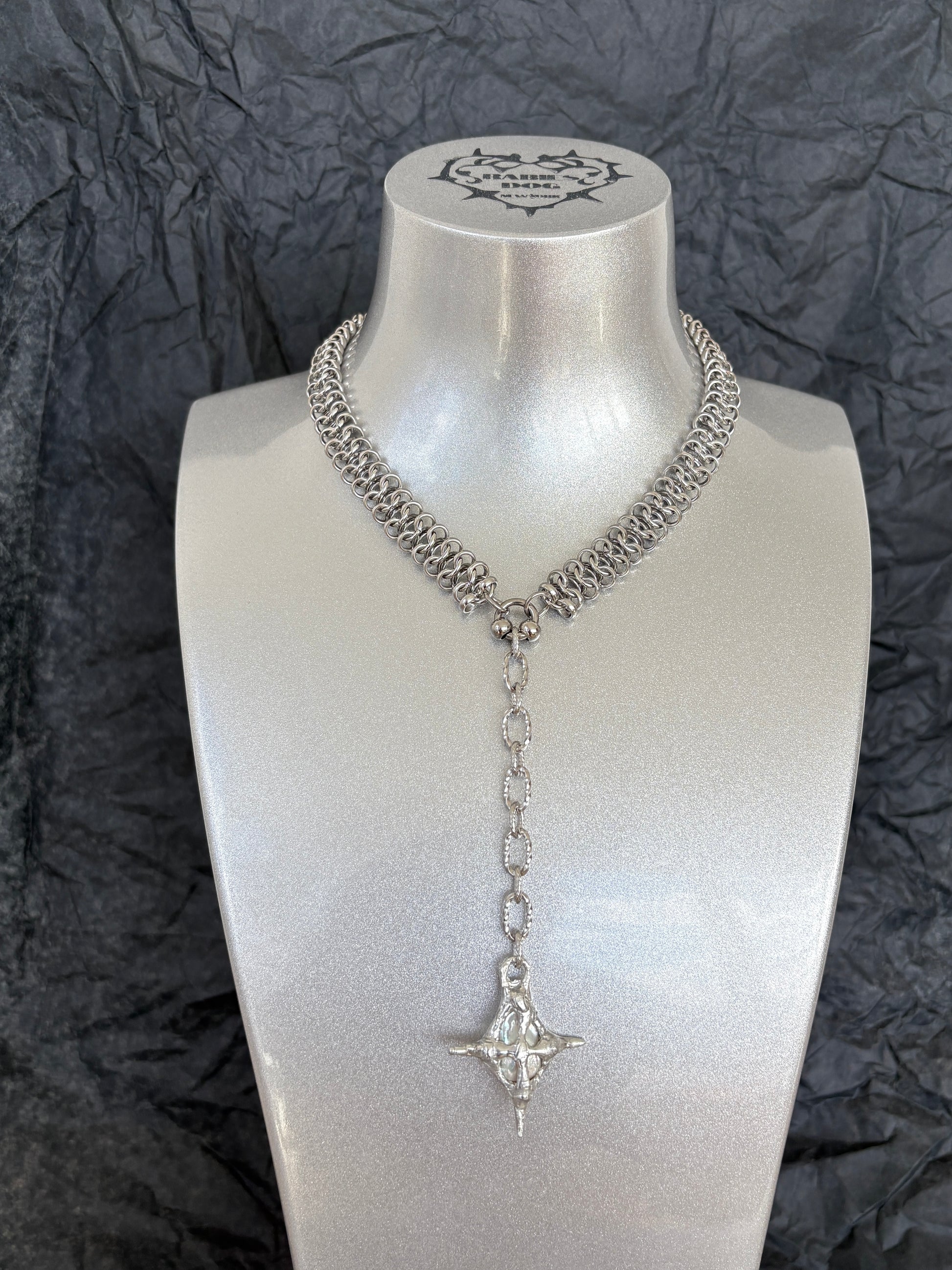 Rabies Dog Fallen Star Necklace Model