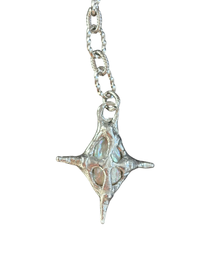 Rabies Dog Fallen Star Necklace Pendant