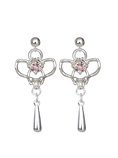 Pink Spine Earrings